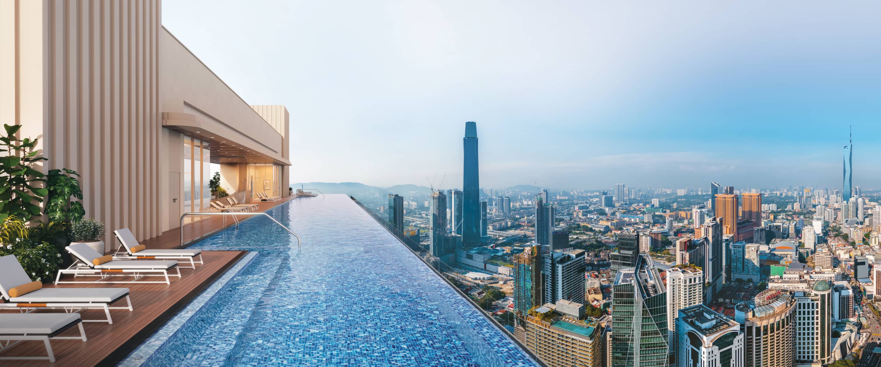 118-METRE INFINITY POOL UNWIND IN OUR